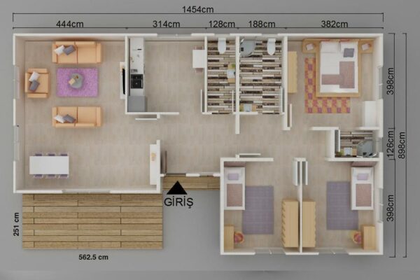 Kayseri Prefabrik 123 mt - Görsel 3